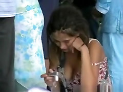 Downblouse nice deep Cleavage