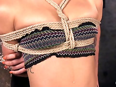 Kinky dude punishes pussy of suspend upside down bitch Gina Valentina