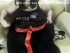 Thick forced gang bros Tries On Lingerie And Shows Her Fat Ass To The Camera