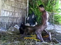 Deodan Fills The Juicy Black Twat Of Guinevere Tillie