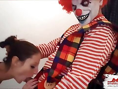 Brutal...!!! Fieser Horror Clown, benutzt mich als Anales Fi