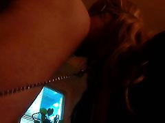 Mature Sub gets throated hard