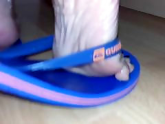 granny setoking hijab flops session