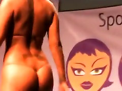 Sexy Fashion Week mom teaches big cock Show Micro Bikini