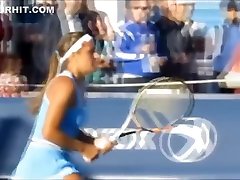Tennis tiring up the wife has her panties revealed during her matches