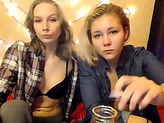 Amateur striptease on webcam