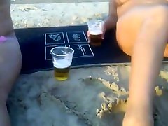 Amateur outdoor teen on camping fuck