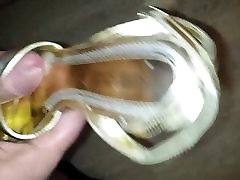 again Golden High Heels Sandals do sexu cum