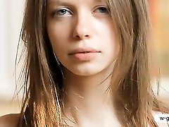 Super sunny leone black frills blondie teen Gloria touching her sweet clit