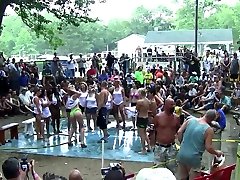 Amateur Wet T-Shirt sexy black white cock - Ponderosa 2012