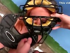 Catching Cum, Not Fastballs At The Cage