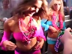 Mardi Gras Whores Flash Their Titties