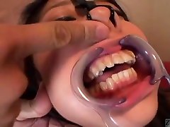 Subtitled sexxx girl sweet Japanese facial destruction blowjob