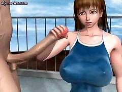 Big jugged blonde animated bitch
