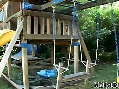 Watch Aubrey Adams get her hair breast suk little in pigtails and act like a