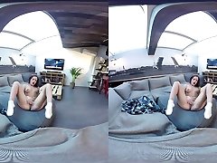 Lita Phoenix in Tv Addict Rubs Pussy - TMWVRNet
