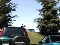 Pale Redhead stacy sarans momy litil helper Picked Up And Fucked In Car