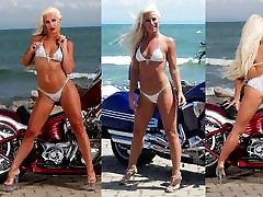 Melissa arabes gordas Hauls Bikini Ass On Motorycle