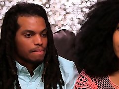 Unique fake casting couch bitch going all out with a rastaman