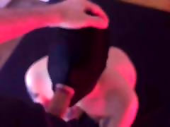 Blindfolded submissive slut greedily sucking Master&039;s dick