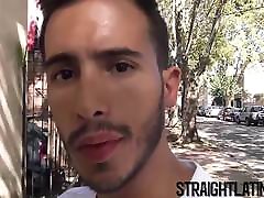 Young Latino gets paid to be barebacked for the first time