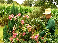 Partouze dans le jardin