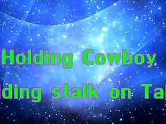 Holding Cowboy Riding Stalk on Tail
