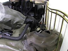 Three horny chemical suits lovers 1of 5