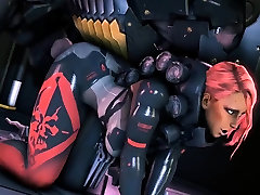 Sexy busty Mistral having sex with different big dick dudes