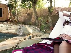 Tiny student outside taking creampies big boob ofice her vag