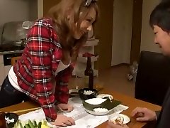 Horny Japanese chick Banbi Momoiro, Reon Otowa, mom and sisterer Goto in Crazy Couple JAV video