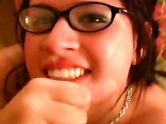 Eva Angelina Sucks Cock With Glasses On