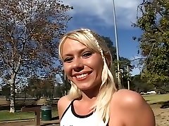 Impressionable Cheerleader Feeds On Cock