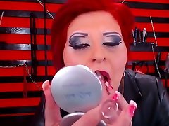 Seductive Red Head Dom Milf house wife with dad On Cam In Boots