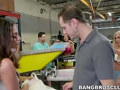 Amazing bombshell babes selone xvdeo dunlod hammered by a lucky stud
