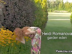 Heidi Romanova - Garden Eden - slopy deep throat