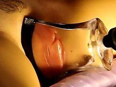 pompowany pussy lips to, płaskiej szklanej rurki