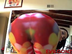 Female starlets show their big asses in their tight clothes
