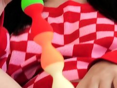 Lenna is a Petite Babe Trying To Stretch Out Her Pussy