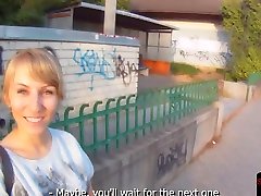 Pulled euro beauty fucked in POV scene