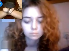 Reacciones de nenas al ver mi polla en la web cam 80. Corrida al final