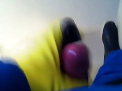 HUGE hands-free cum, with buttplug vibrator!