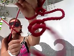 Evelyne Foxy Gets Two Big Dicks