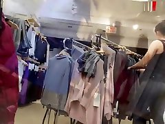2 Hot Lululemon Workers in Tight Leggings Candid