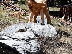 senderismo nudista y el sexo en la montaña
