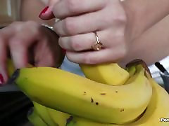 Holly she watches me jackoff webcam teases her man with fruit