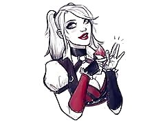 Harley Quinn Deepthroat and Anal