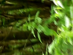 Masturbation am Waldrand im Slip