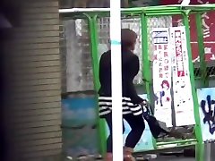 Asian Teens Spraying Piss