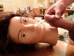 Cum Facial On Mannequin with aime le sexe mo
